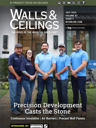 Walls & Ceilings publication cover